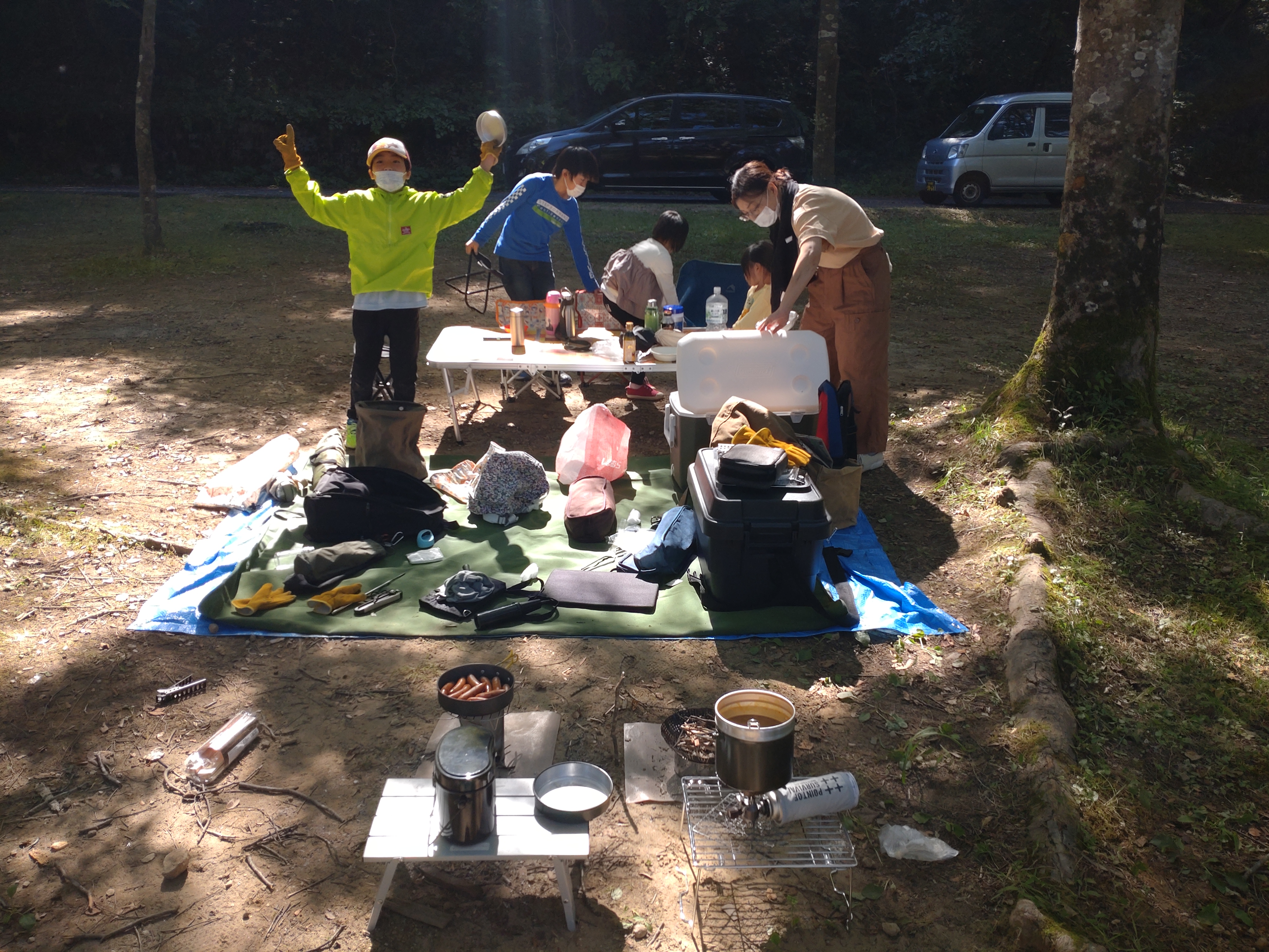 野外炊飯